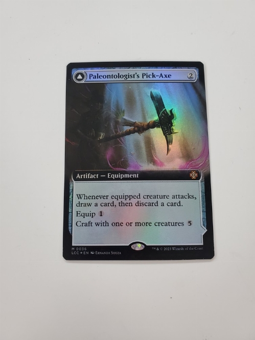 Paleontologist's Pick-Axe // Dinosaur Headdress (Extended Art) (Foil)