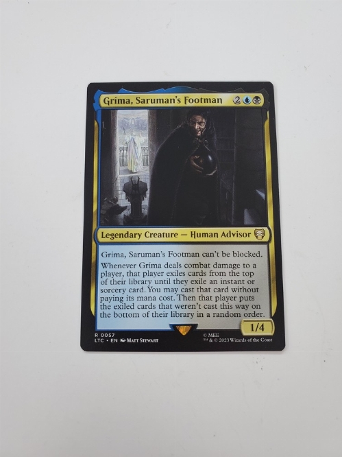 Grima, Saruman's Footman