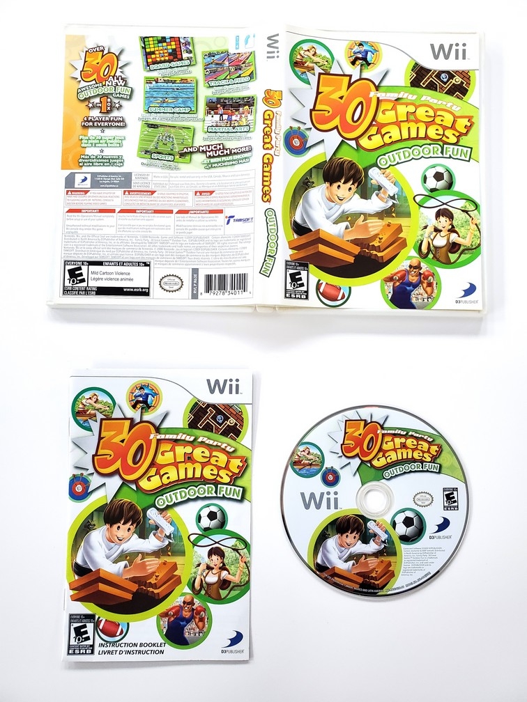 Family Party: 30 Great Games - Outdoor Fun (CIB)