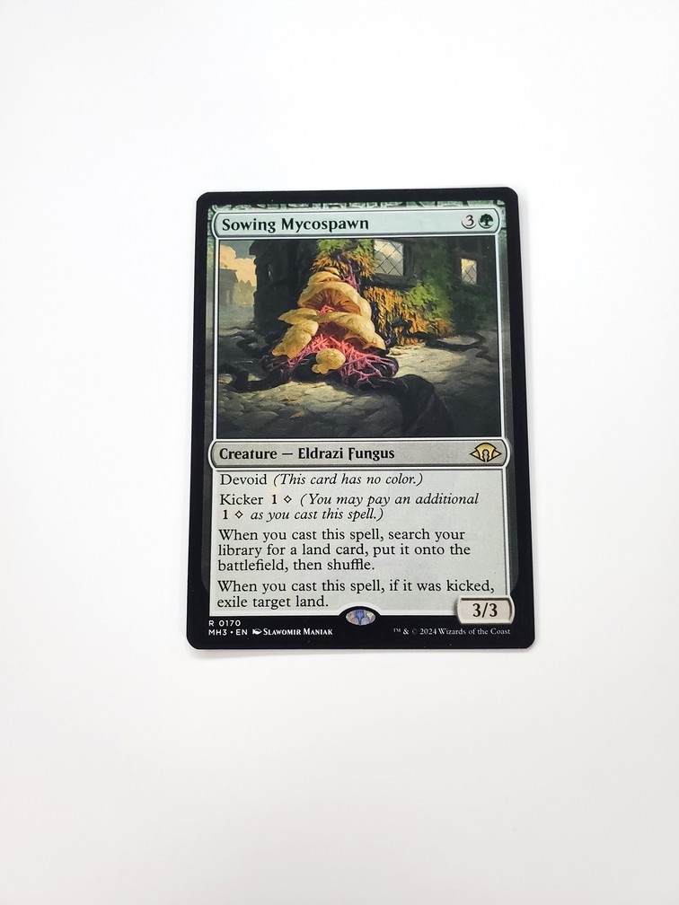 Sowing Mycospawn