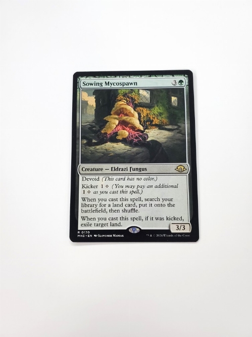 Sowing Mycospawn