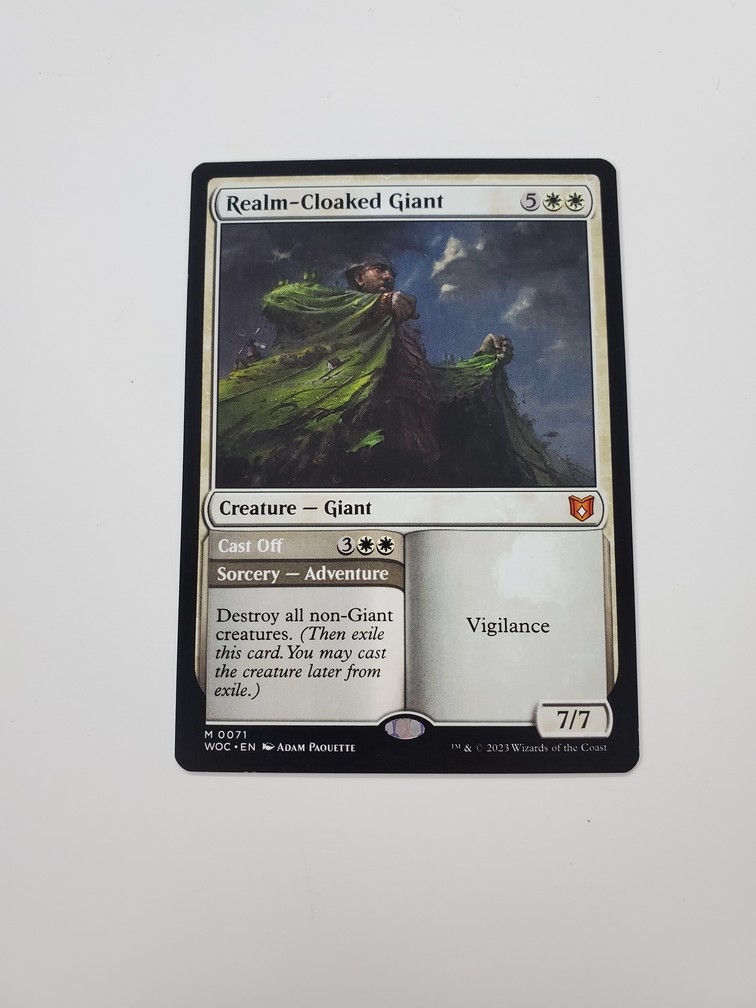 Realm-Cloaked Giant // Cast Off