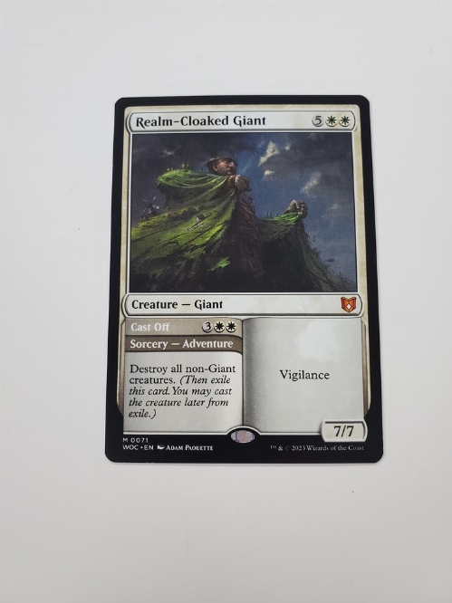 Realm-Cloaked Giant // Cast Off