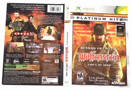 Return to Castle Wolfenstein: Tides of War [Platinum Hits] (B)