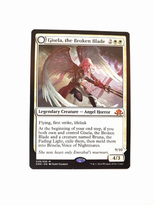 Gisela, the Broken Blade // Brisela, Voice of Nightmares