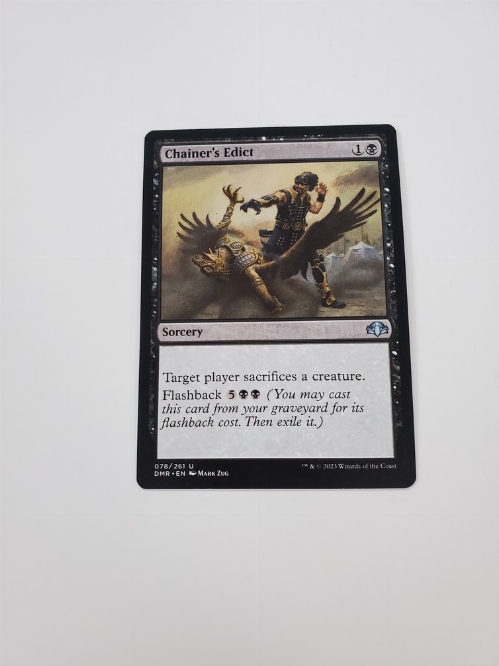 Chainer's Edict