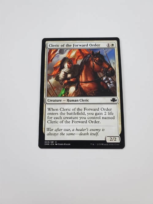 Cleric of the Forward Order