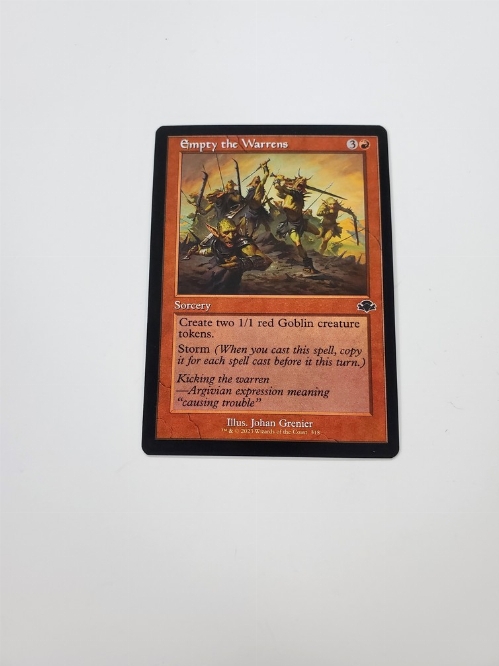 Empty the Warrens (Retro Frame)