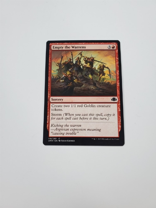 Empty the Warrens