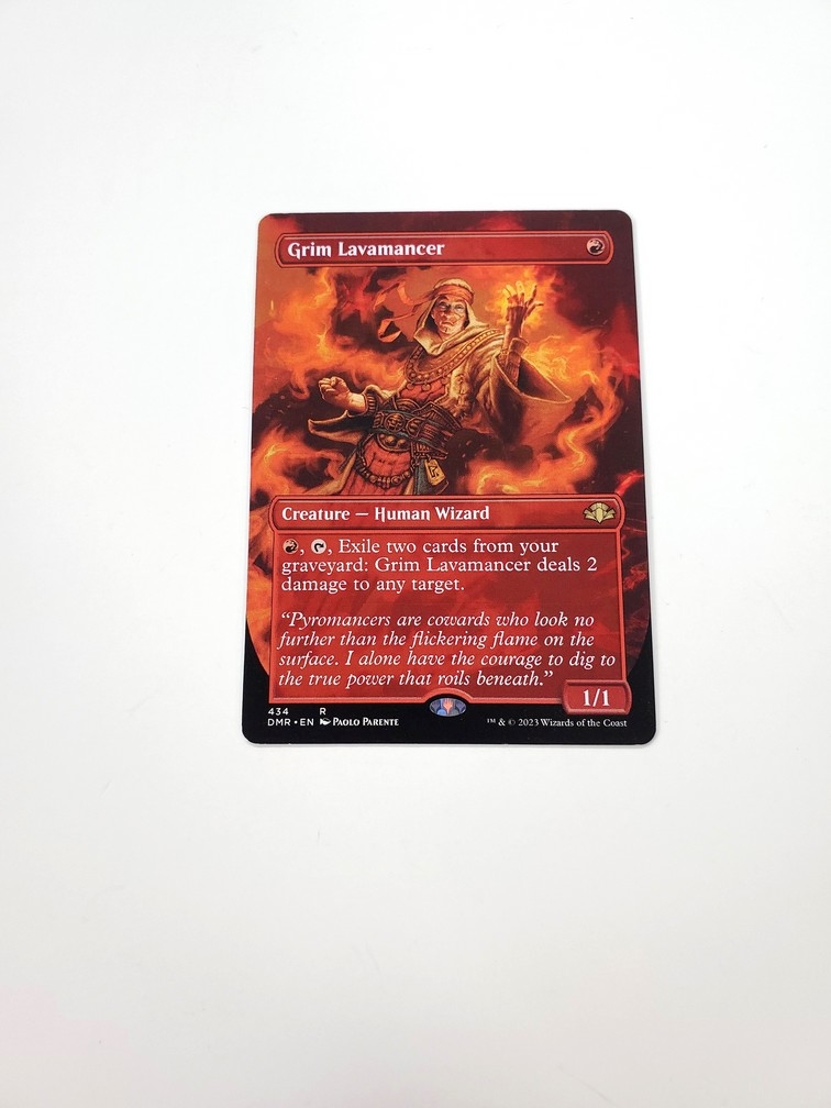 Grim Lavamancer (Borderless)