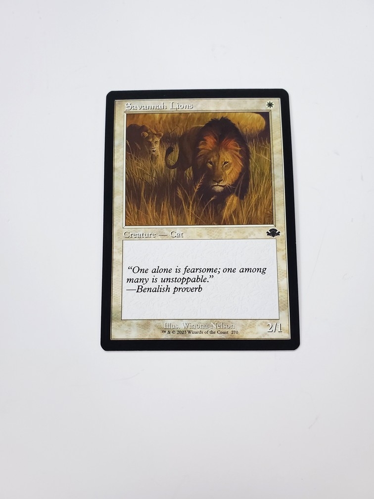 Savannah Lions (Retro Frame)