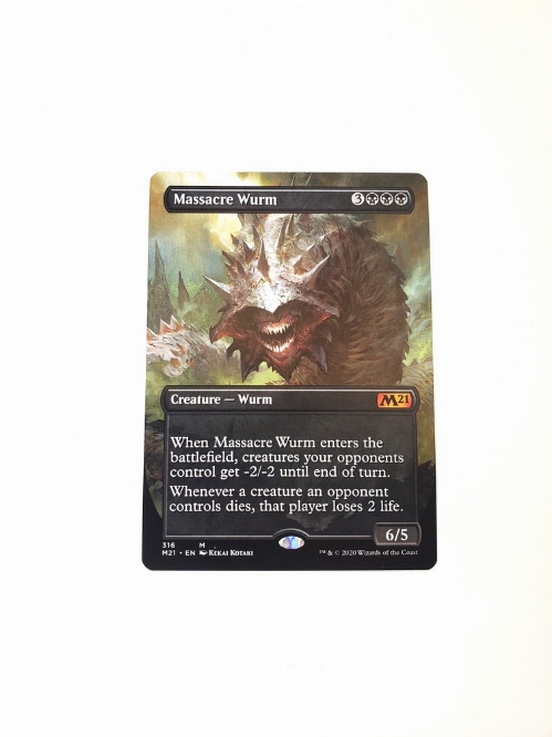 Massacre Wurm (Alternate Art)