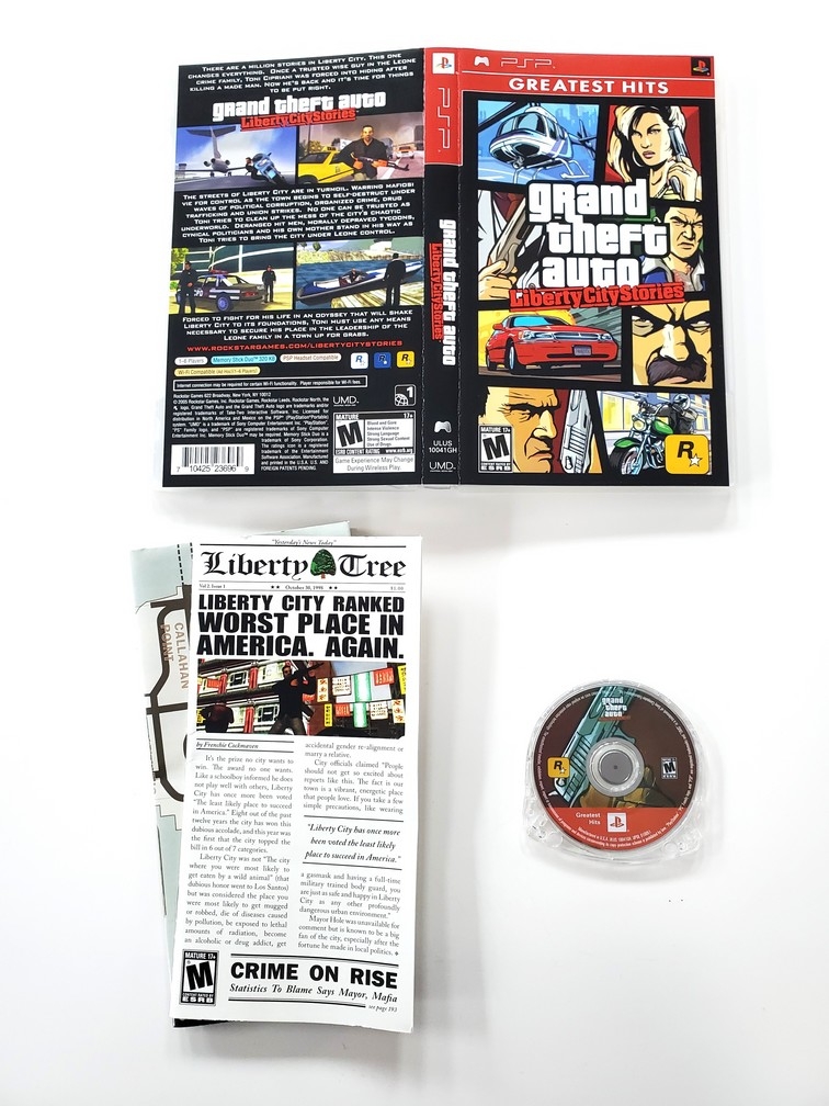 Grand Theft Auto: Liberty City Stories (Greatest Hits) (CIB)