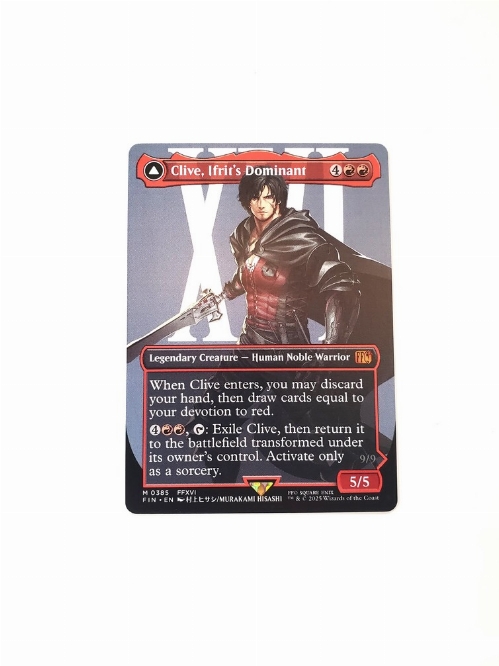 Clive, Ifrit's Dominant // Ifrit, Warden of Inferno (0385) (Borderless)
