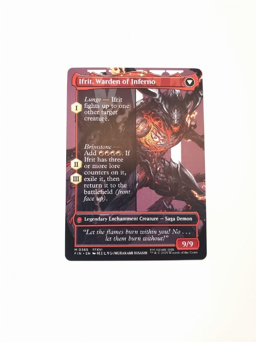 Clive, Ifrit's Dominant // Ifrit, Warden of Inferno (0385) (Borderless)