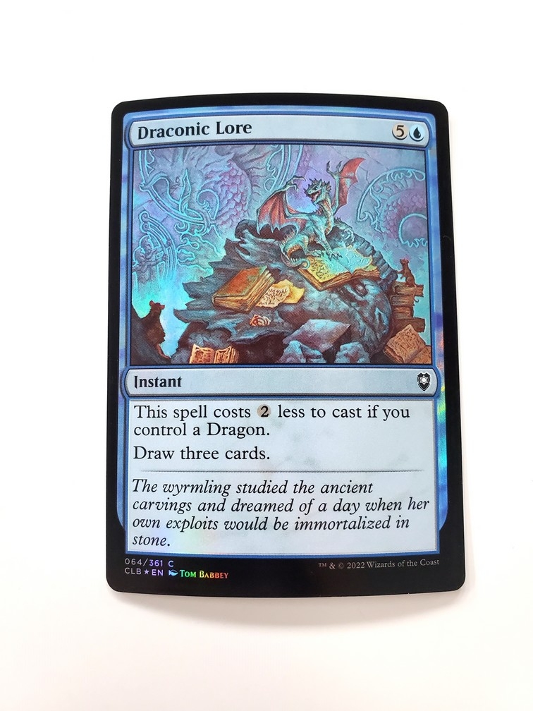 Draconic Lore (Foil)