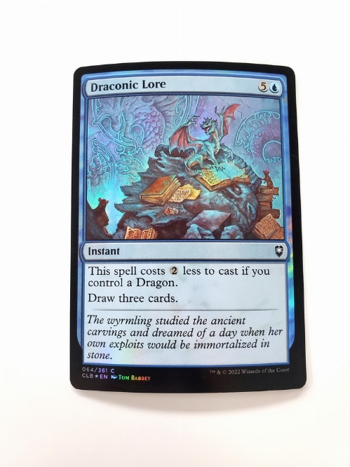 Draconic Lore (Foil)