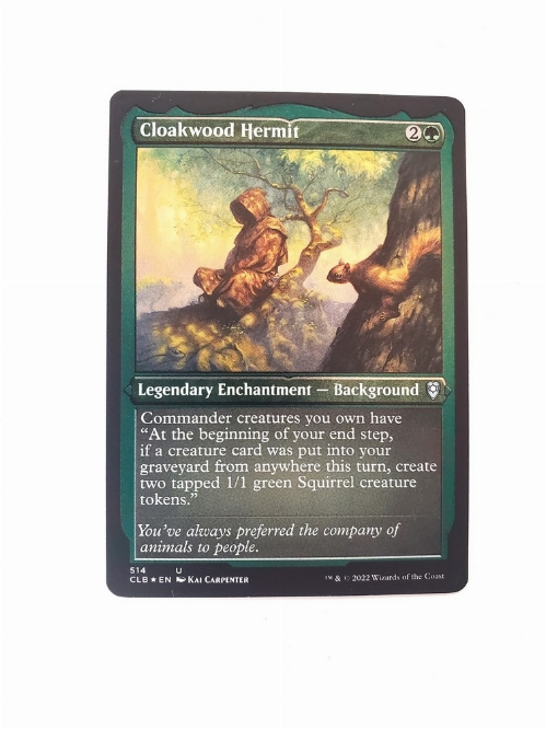 Cloakwood Hermit (Foil Etched)