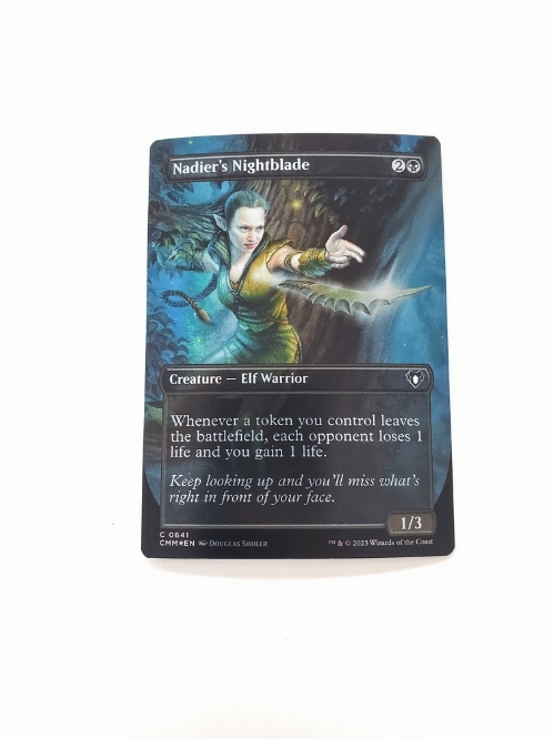 Nadier's Nightblade (Borderless) (Foil)