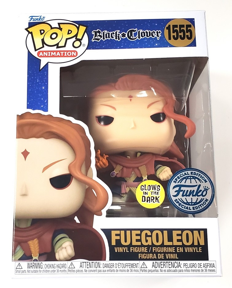Black Clover - Fuegoleon (Glows in the Dark) (Special Edition) #1555 (NEW)
