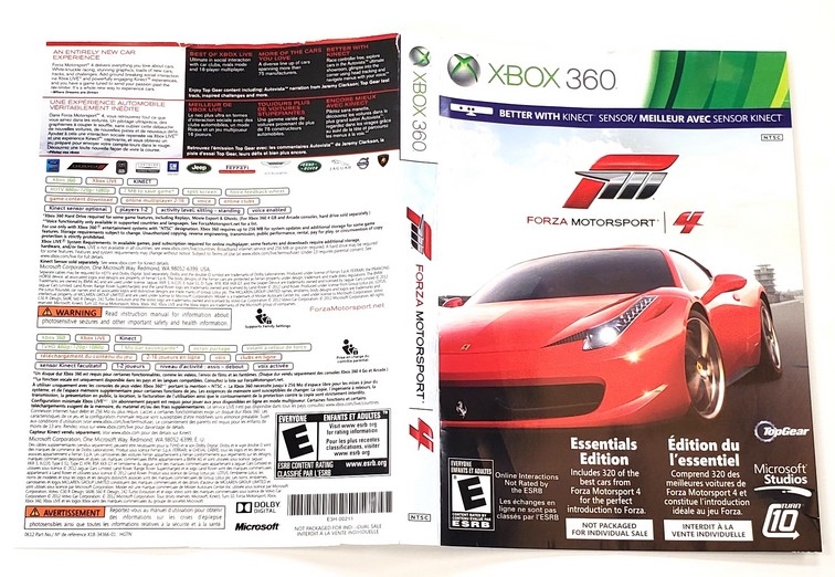 Forza: Motorsport 4 (Essentials Edition) (B)