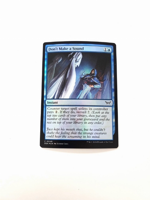 Don't Make a Sound (Foil)