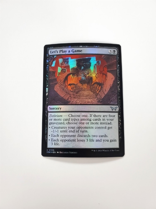 Let's Play a Game (Foil)