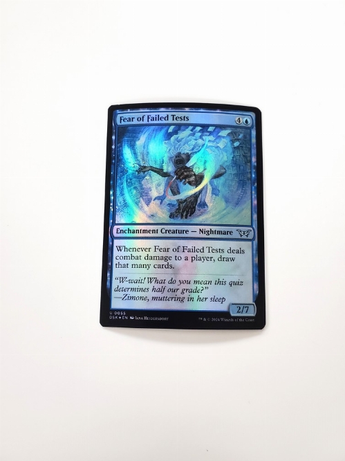 Fear of Failed Tests (Foil)