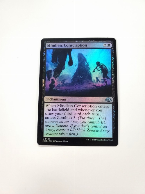 Mindless Conscription (Foil)
