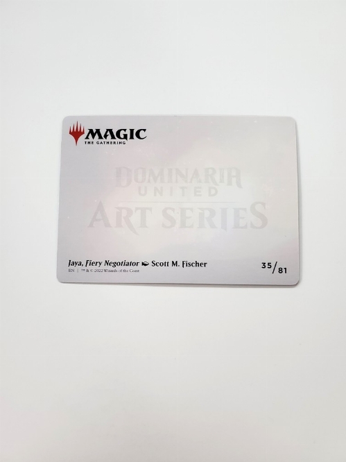 Jaya, Fiery Negotiator - Art Card