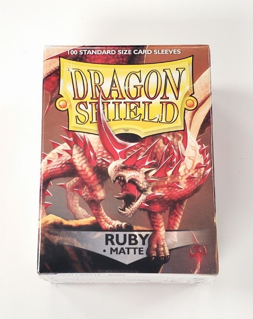 Dragon Shield: Ruby Matte - Standard Size (NEW)