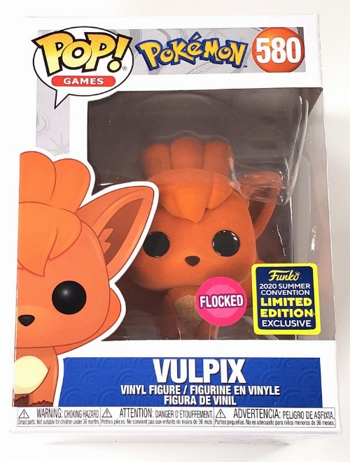 Pokémon - Vulpix (Flocked) (2020 Summer Convention Limited Edition) #580 (NEW)