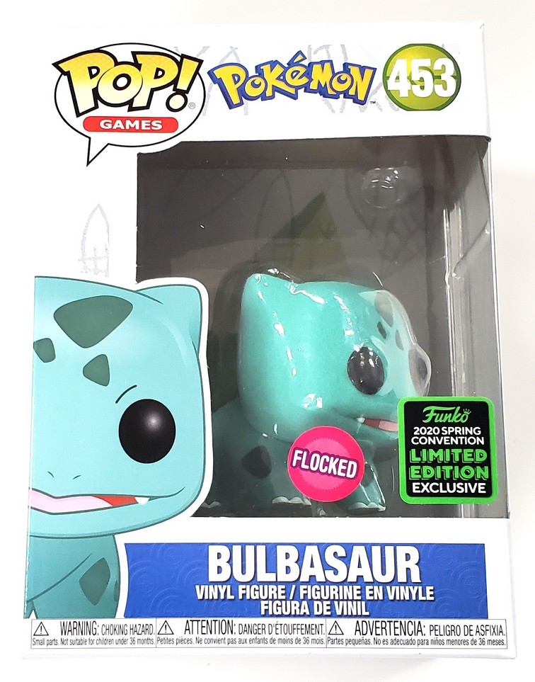 Pokémon - Bulbasaur (Flocked) (2020 Spring Convention Limited Edition) #453 (NEW)