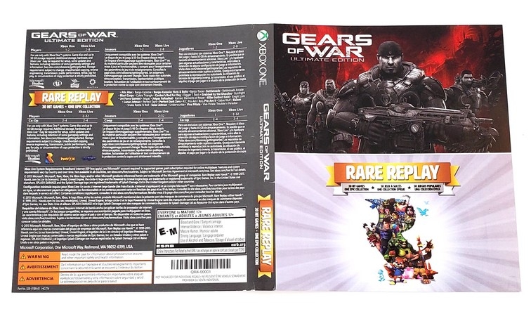 Gears of War (Ultimate Edition) & Rare Replay (B)