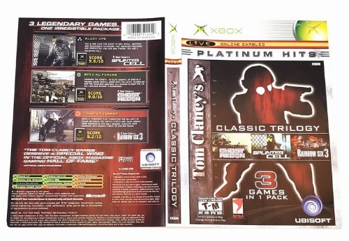 Tom Clancy's Classic Trilogy (Platinum Hits) (B)
