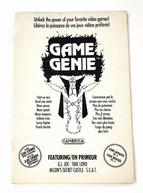 Nintendo NES Game Genie Code Book (Vol.4)