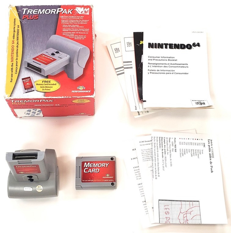Nintendo 64 Tremor Pak Plus (CIB)