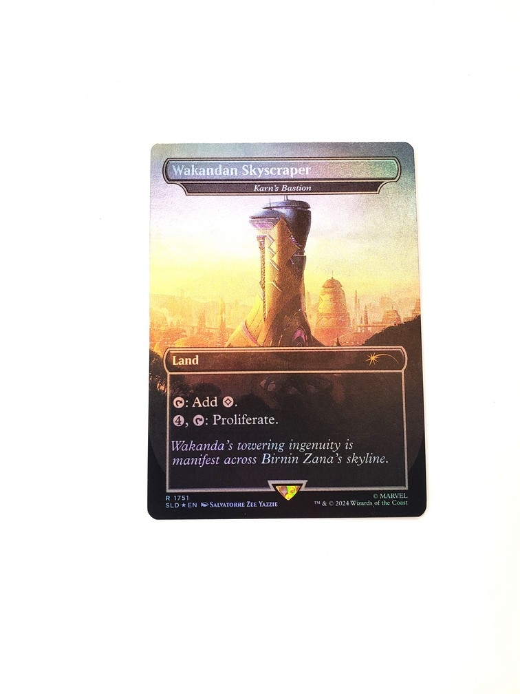 Wakandan Skyscraper - Karn's Bastion (Rainbow Foil)