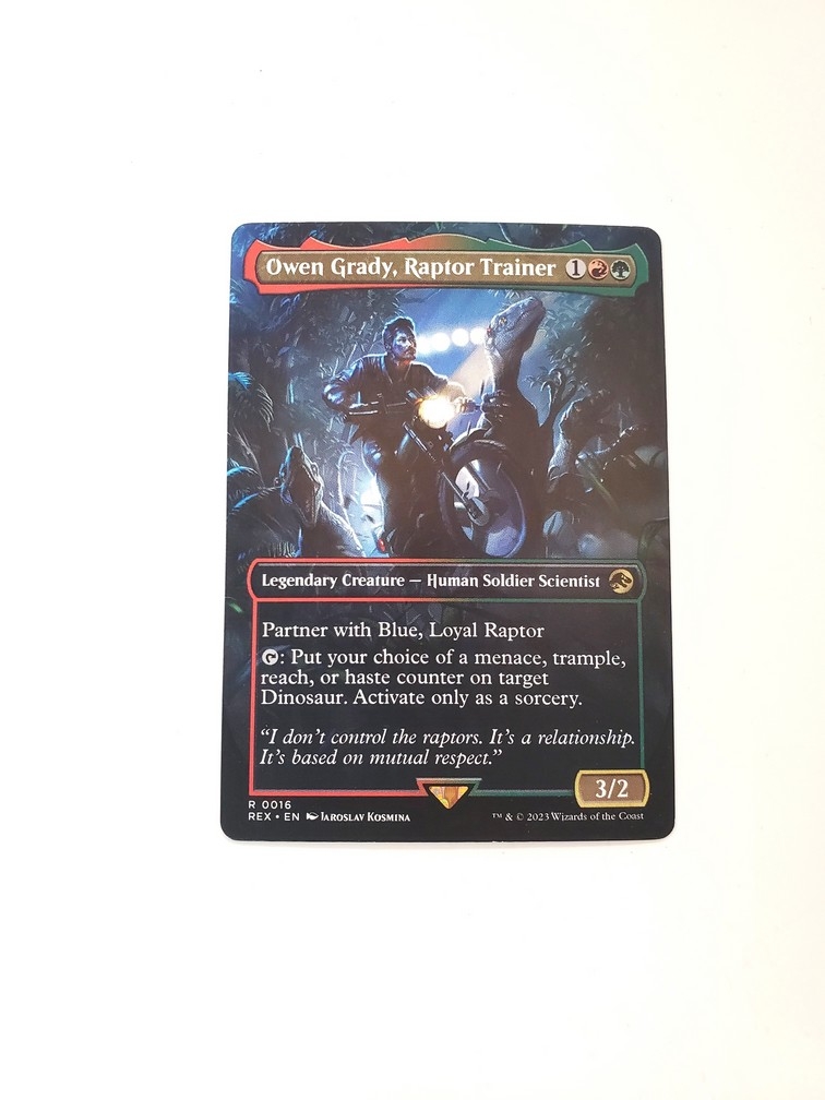 Owen Grady, Raptor Trainer (Borderless)