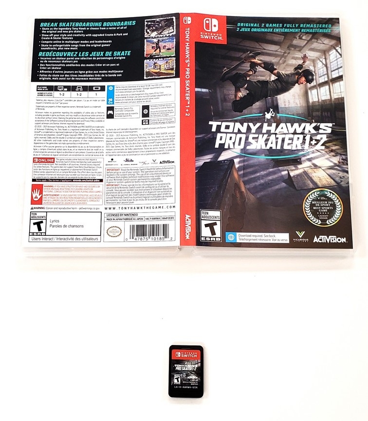 Tony Hawk's Pro Skater 1+2 (CIB)
