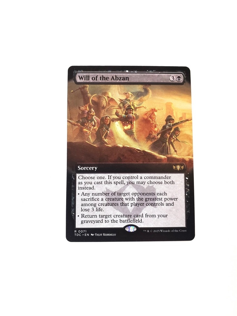 Will of the Abzan (Extended Art)