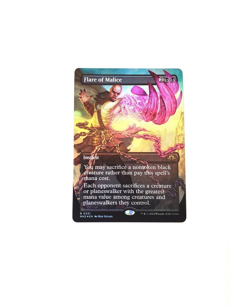 Flare of Malice (Borderless) (Foil)