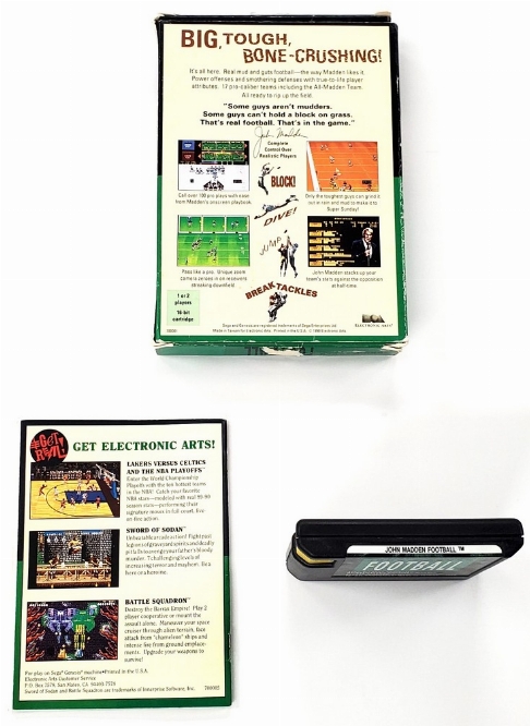 John Madden Football [Cardboard] (CIB)