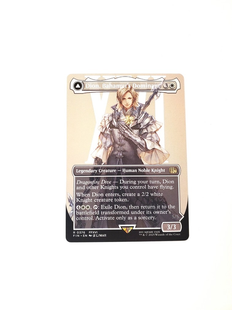 Dion, Bahamut's Dominant // Bahamut, Warden of Light (Borderless)