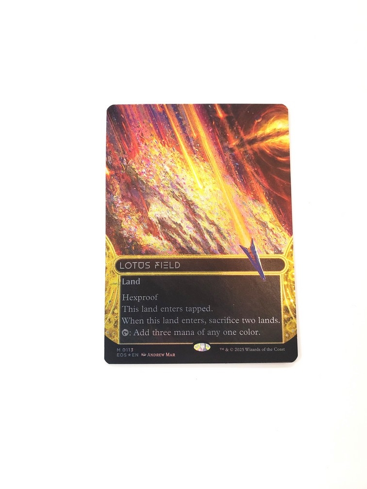 Lotus Field (0113) (Borderless) (Galaxy Foil)