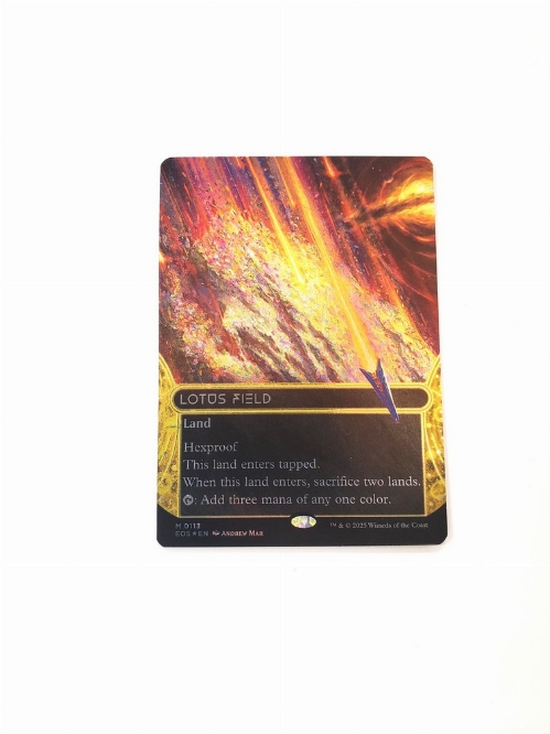 Lotus Field (0113) (Borderless) (Galaxy Foil)
