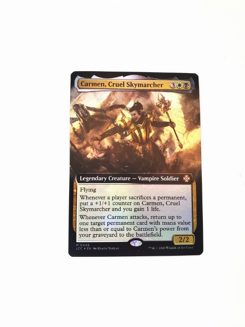 Carmen, Cruel Skymarcher (Extended Art) (Foil)