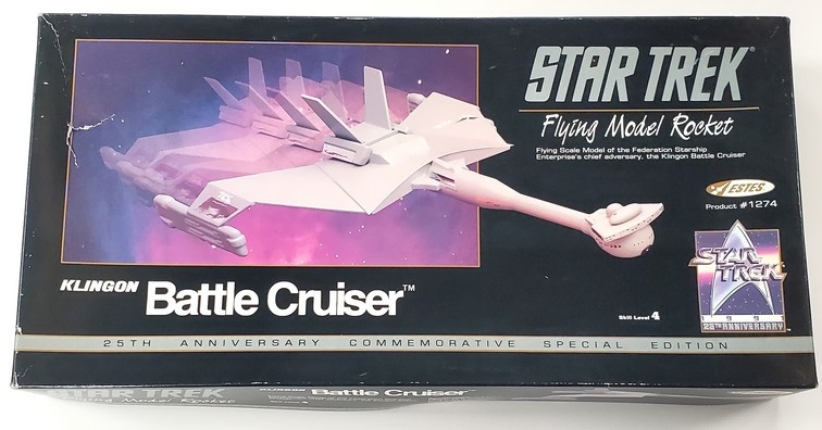 Star Trek: Klingon Battle Cruiser - Flying Model Rocket (25th Anniversary Commemorative Special Edition)