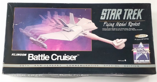 Star Trek: Klingon Battle Cruiser - Flying Model Rocket (25th Anniversary Commemorative Special Edition)