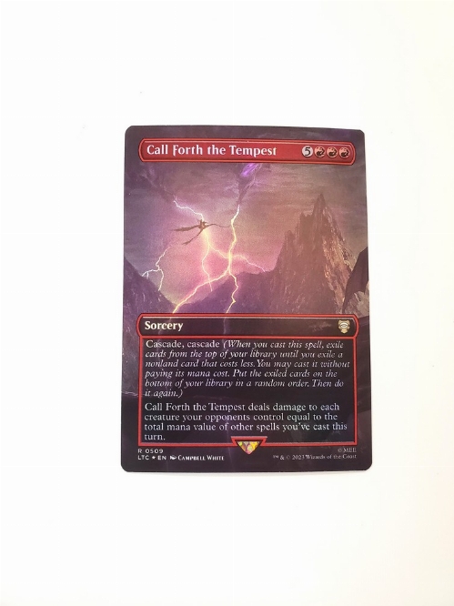 Call Forth the Tempest (Borderless) (Foil)